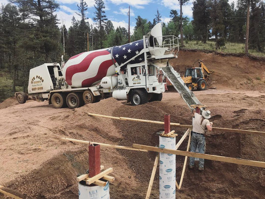 Arched Cabin Foundation Concrete Pour | Video (WP Blog Archive August 2020)