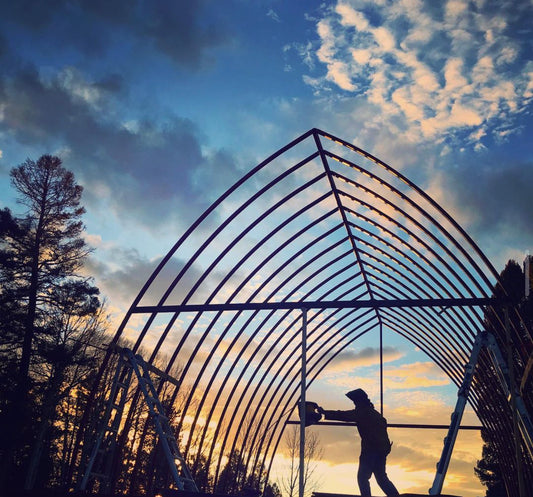 Welding Supports for the Arched Cabin | Video (WP Blog Archive November 2020)