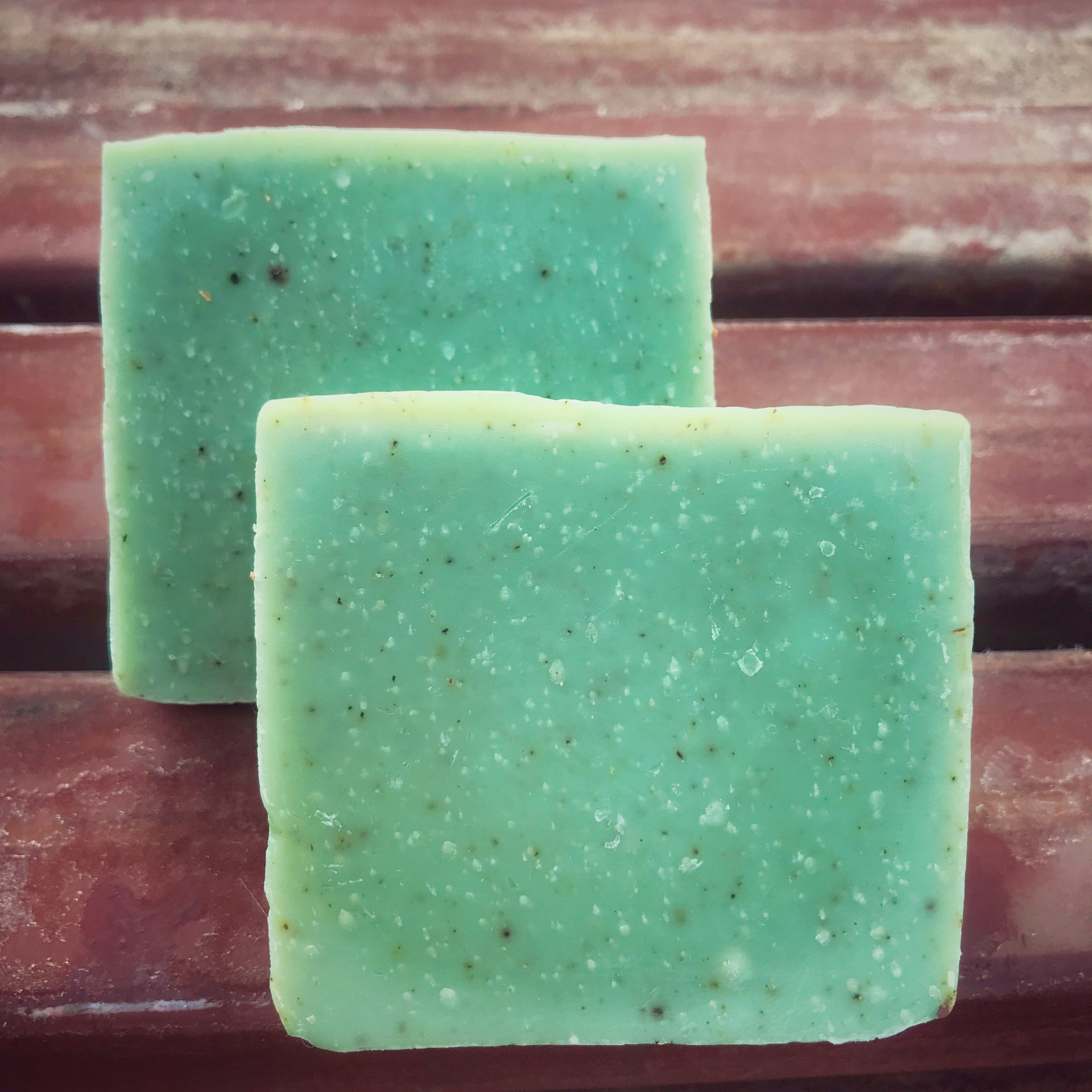 Load video: Product demonstration for Sandalwood Lemongrass Soap
